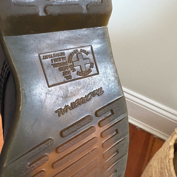 Dr. Martens Black Leather Boots with Yellow Tag - Picture 4 of 4